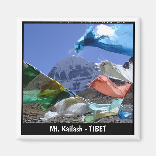 Kailash, Heiliger Berg, Tibet - Himalaya Magnet (Vorne)