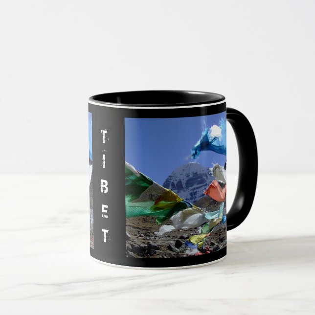 Kailash, Heiliger Berg, Tibet - Himalaya Tasse (VorderseiteRechts)