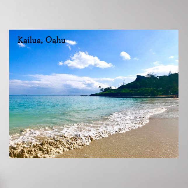 Kailua Beach, Oahu Poster (Vorne)