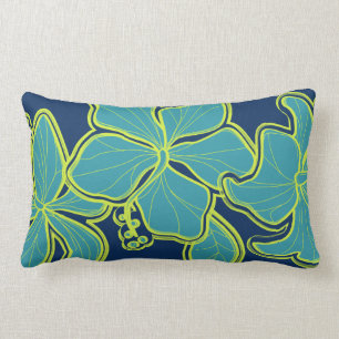 Kailua Hibiskus Hawaiian Reversible Lumbar Pillow Lendenkissen
