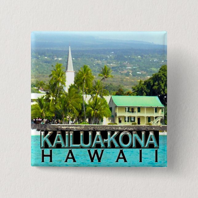 Kailua-Kona Button (Vorderseite)