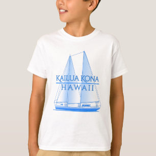 Kailua Kona Coastal Nautical Sailing Sailor T-Shirt
