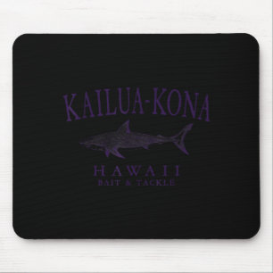 Kailua - Kona Hawaii Hai Vintage Pflaume Kunst Mousepad