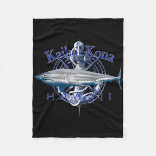 Kailua Kona Hawaii Segeln auf dem Wasser Bootfahre Fleecedecke