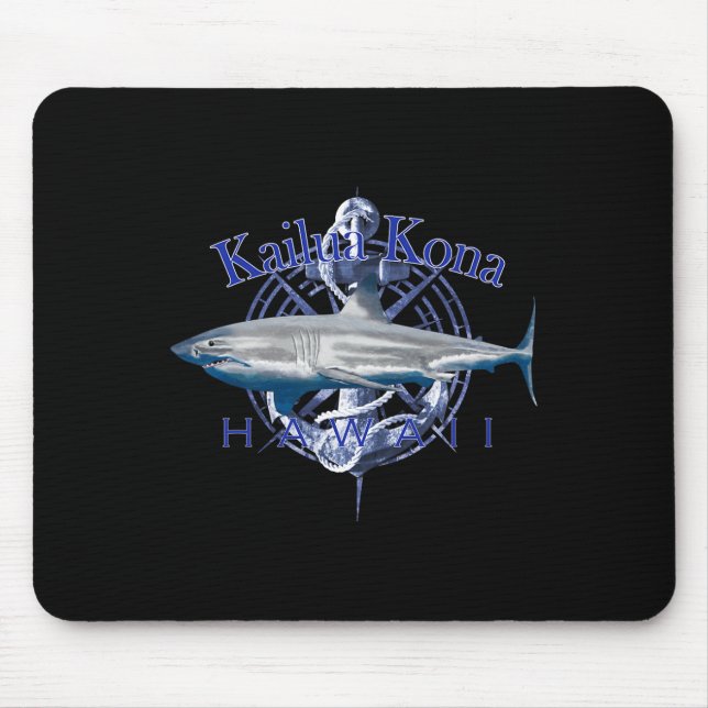 Kailua Kona Hawaii Segeln Boote  Mousepad (Vorne)
