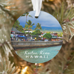 Kailua Kona Pier Hawaii 2 Photo et Texte