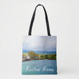 Kailua Kona Pier Hawaii Oil Paint Digital Art Tasche