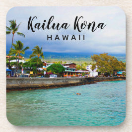 Kailua Kona Pier, Insel Hawaii, Fotografie Untersetzer