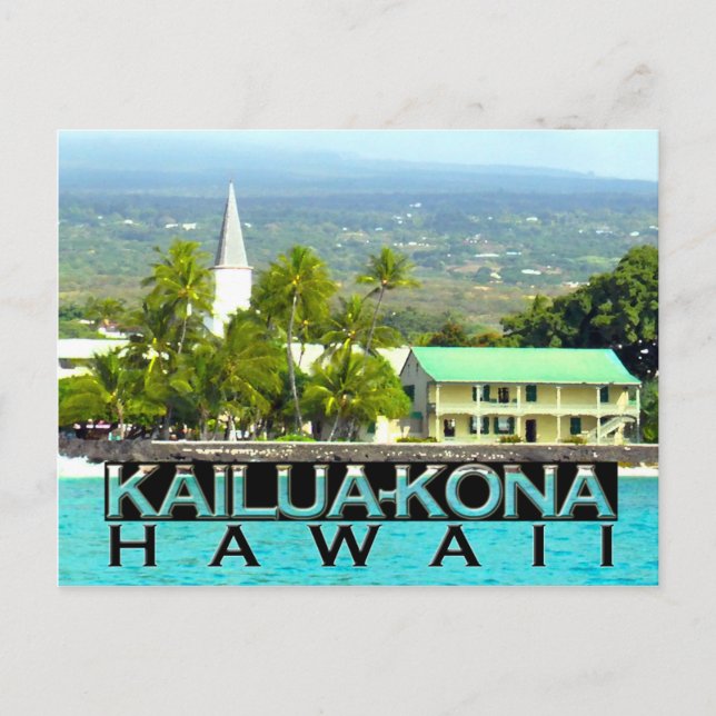 Kailua-Kona Postkarte (Vorderseite)