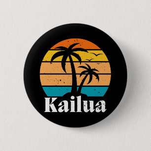 Kailua Retro Vintag Button