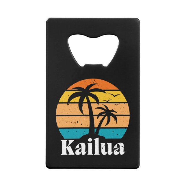 Kailua Retro Vintag Geldbeutel Flaschenöffner (Vorderseite)