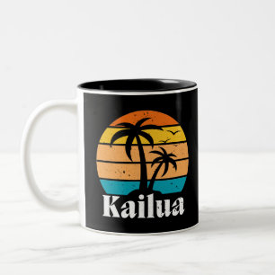 Kailua Retro Vintag Zweifarbige Tasse