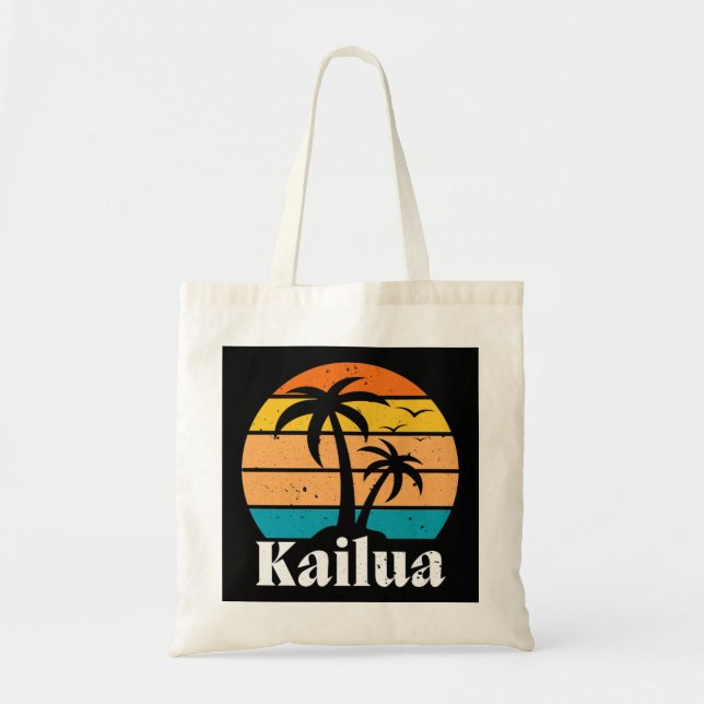 Kailua Retro Vintage Tragetasche (Vorne)