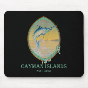 Kaimaninseln Fischen Liebhaber Mousepad
