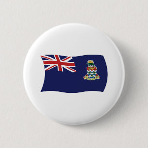 Kaimaninseln-Flagge-Button Button