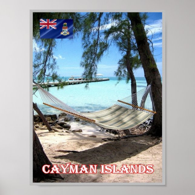 Kaimaninseln - Rum Point - Panorama - Poster (Vorne)