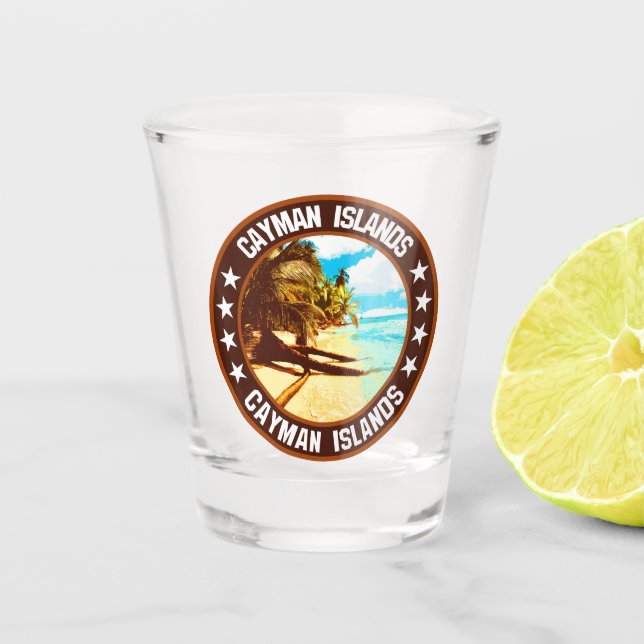 Kaimaninseln Schnapsglas (Vorderseite)