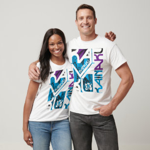 Kainaku amerikanisches Kleid angepasster LS T-Shirt