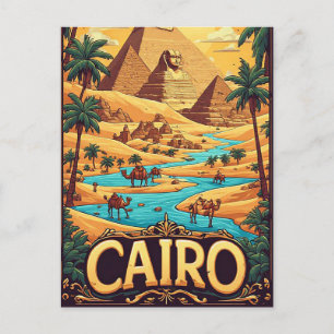 Kairo Ägypten Antike Pyramiden Abenteuer Postkarte