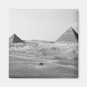 Kairo Ägypten, Gizeh-Pyramiden Magnet