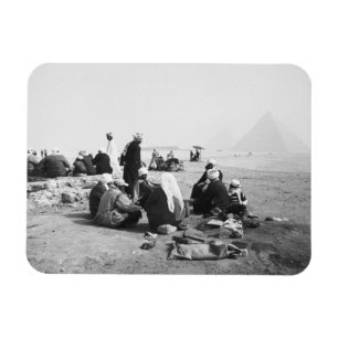Kairo Ägypten, Kameljockeys Giza-Pyramiden (NR) 2 Magnet