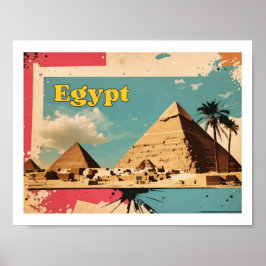 Kairo Ägypten Pop Kunst, Dichtung und Musik Poster