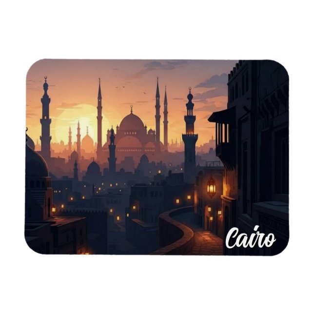 Kairo Ägypten Reise Magnet (Horizontal)
