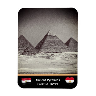 Kairo, Ägyptische Pyramiden - Altes Ägypten / UN Magnet