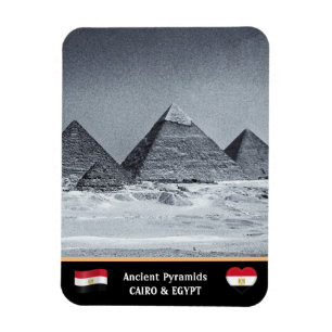 Kairo, Ägyptische Pyramiden - Altes Ägypten / UN Magnet