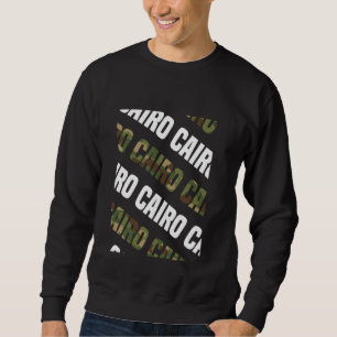 Kairo Camouflage Muster Green Camouflage Sweatshirt