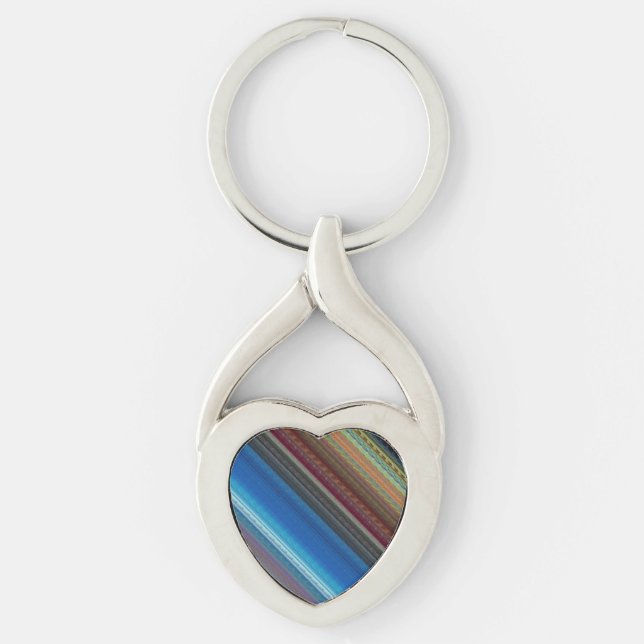 Kairo gestreift schlüsselanhänger (Vorderseite)