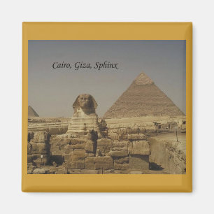 Kairo, Giseh, die Sphinx (St.K.) Magnet