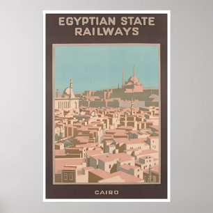 Kairo Kunst Ägypten Reiseplakat Ägyptischer Druck Poster