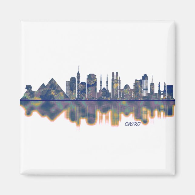 Kairo Skyline Magnet (Vorne)