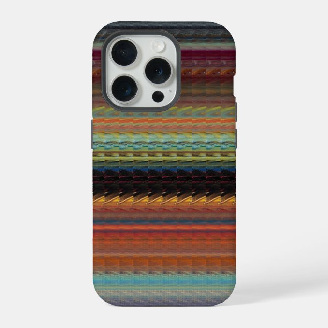 Kairo Strip Phone Case iPhone 15 Pro Hülle (Rückseite)