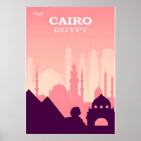 Kairo Travel Poster