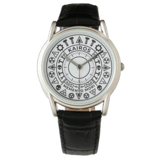 KAIROS Memento Mori Industrielle Emblem-Uhr Armbanduhr