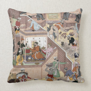 Kaiser Akbar (r.1556-1605) das buildin Kissen