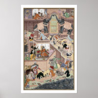 Kaiser Akbar (r.1556-1605), Prüfung des Gebäudes