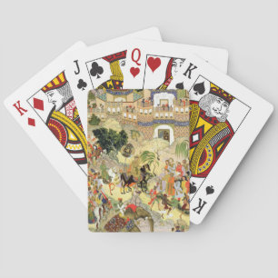 Kaiser Akbar triumphiert von Surat aus Spielkarten