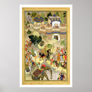 Kaiser Akbars triumphierender Eintritt in Surat, Poster