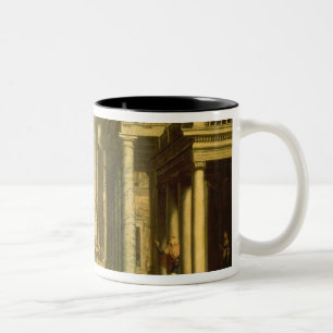 Kaiser Augustus und der Sibyl, 1535 Zweifarbige Tasse