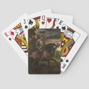 Kaiser Charles V. auf Horseback (von Tizian) Spielkarten