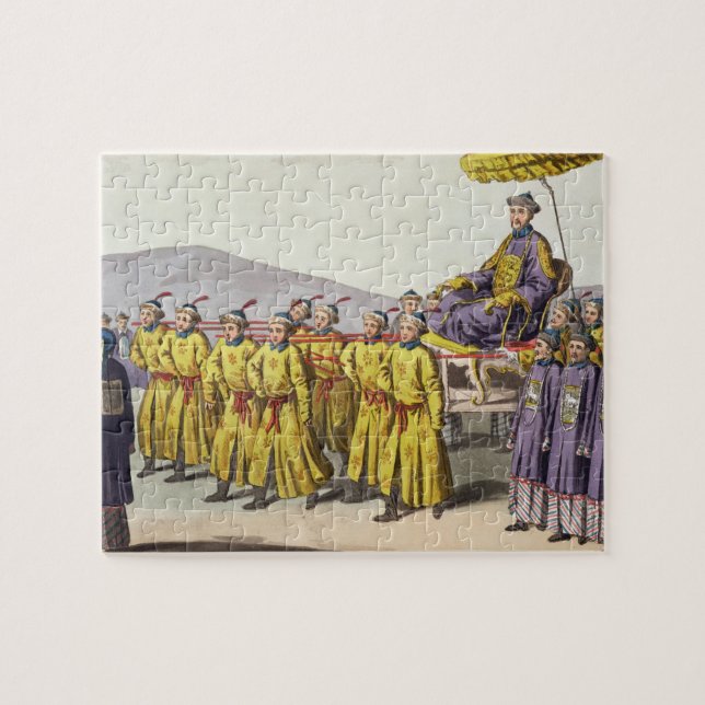 Kaiser Ch'ien Lunge trug herein Triumph, (Horizontal)