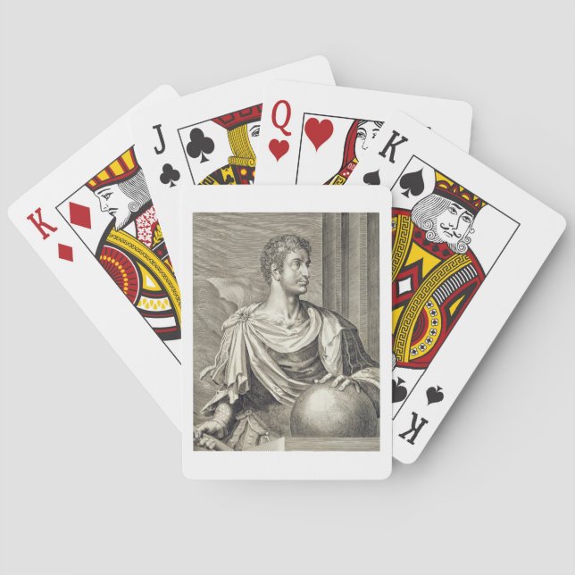 Kaiser D. Octavius Augustus (ANZEIGE 63 BC - 14) Spielkarten (Rückseite)