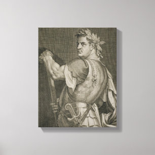 Kaiser D. Titus Vespasian von ANZEIGE Roms 79-81 Leinwanddruck