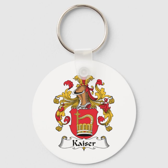 Kaiser Familienwappen Schlüsselanhänger (Vorderseite)