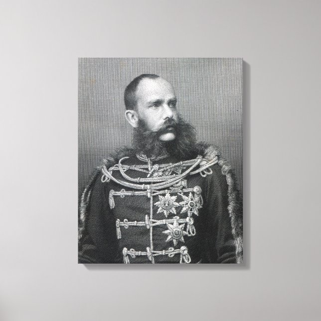 Kaiser Franz Joseph I. von Österreich Leinwanddruck (Vorderseite)