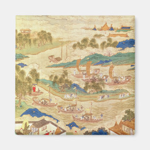 Kaiser Hui Tsung, das durchbohrte Steine Magnet