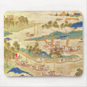 Kaiser Hui Tsung, das durchbohrte Steine Mousepad